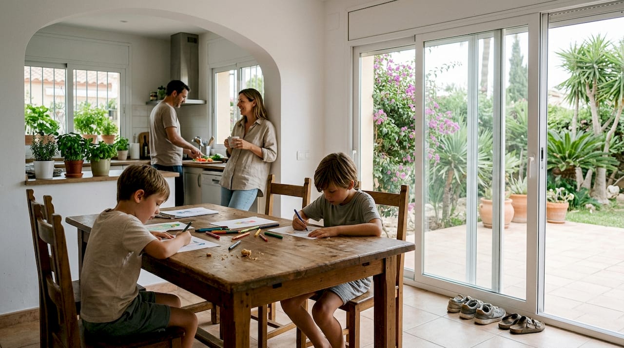 Vacaciones en familia en un chalet privado en la Costa Dorada