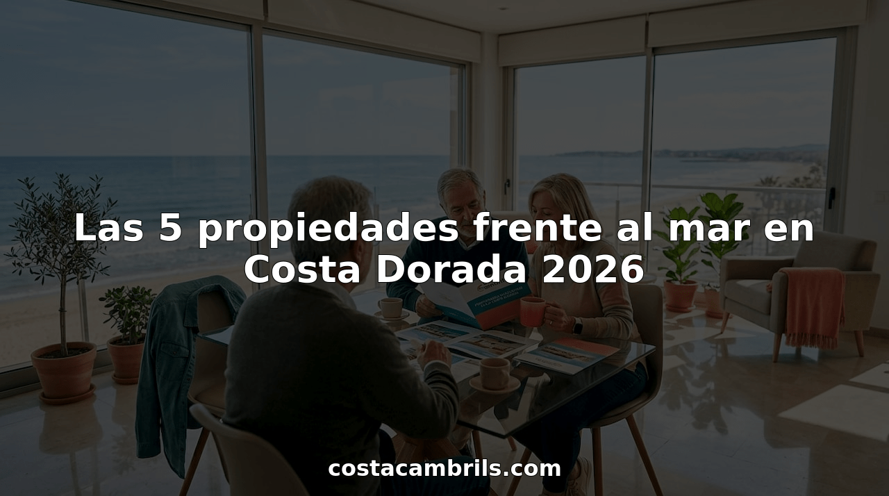 Jubilados hojeando folletos de apartamentos frente al mar, soñando con una vida tranquila junto a la playa.
