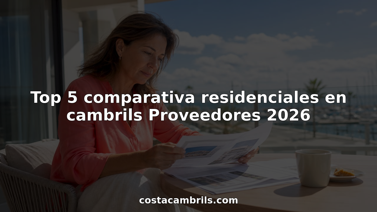 Asesora inmobiliaria analizando comparativas de viviendas en su despacho