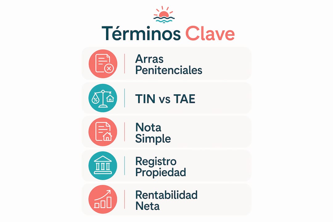 Infografía con los conceptos más importantes sobre propiedad de vivienda, organizada de manera visual y en formato vertical.