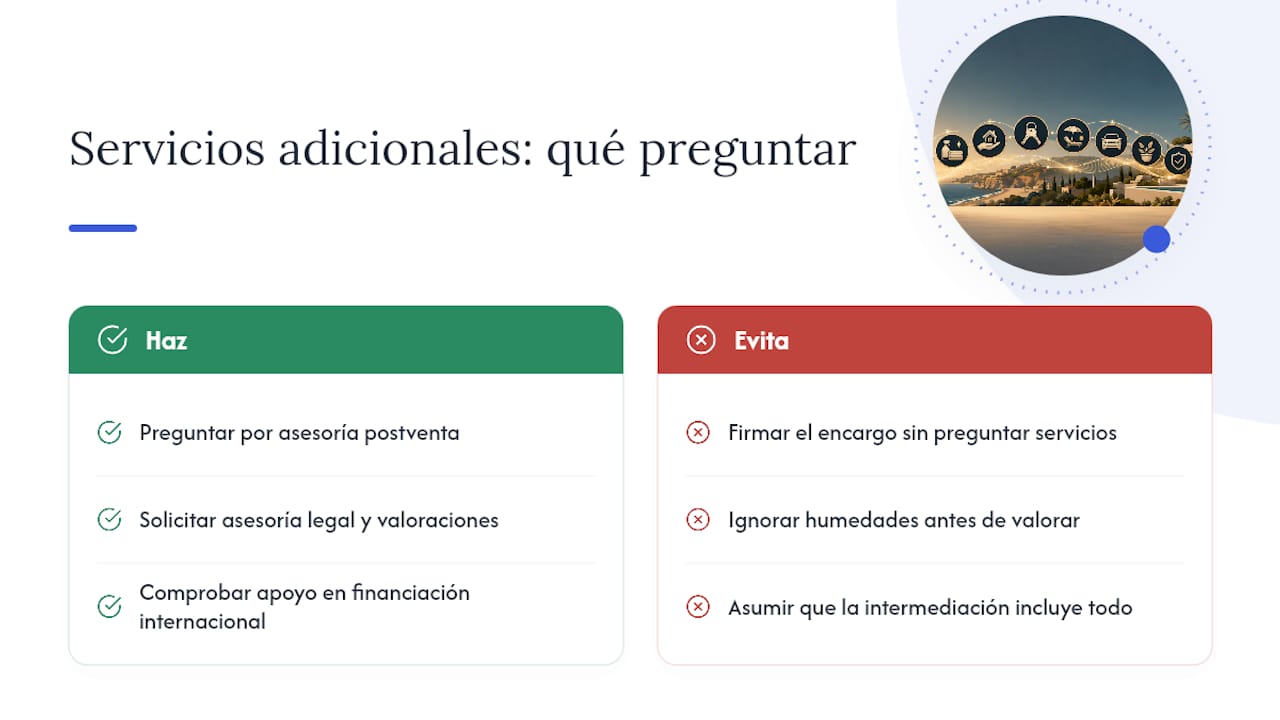 ¿Qué servicios adicionales ofrecen más allá de la intermediación? — overview diagram