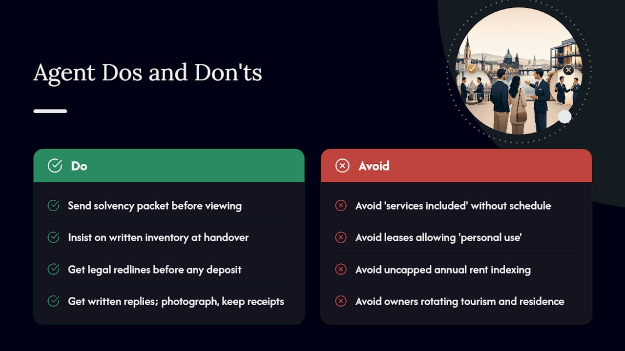 What experienced agents know that most renters don't — overview diagram