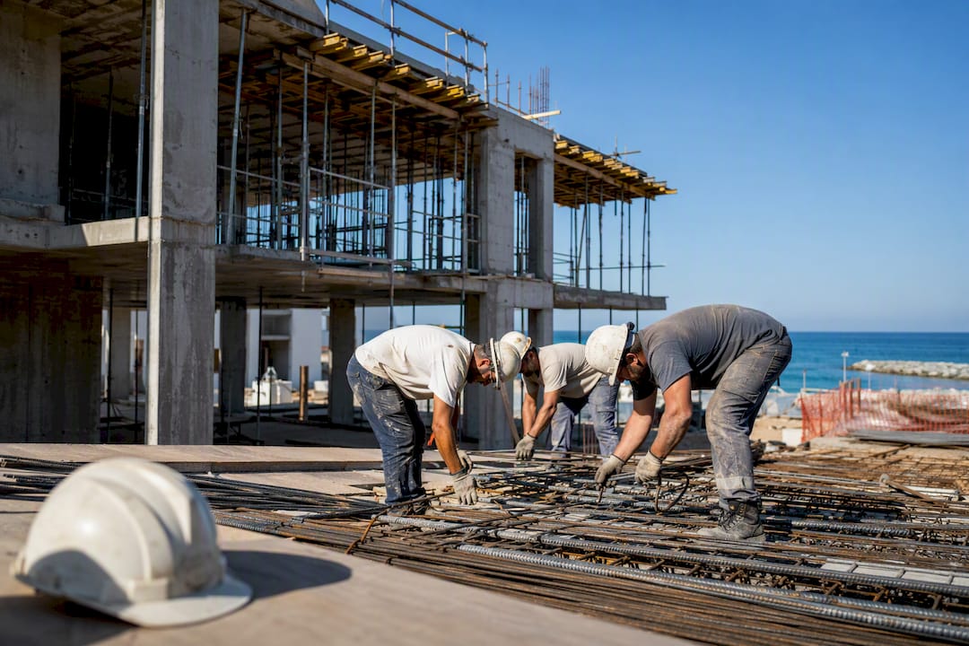 Obras en marcha para la construcción de un nuevo edificio de viviendas