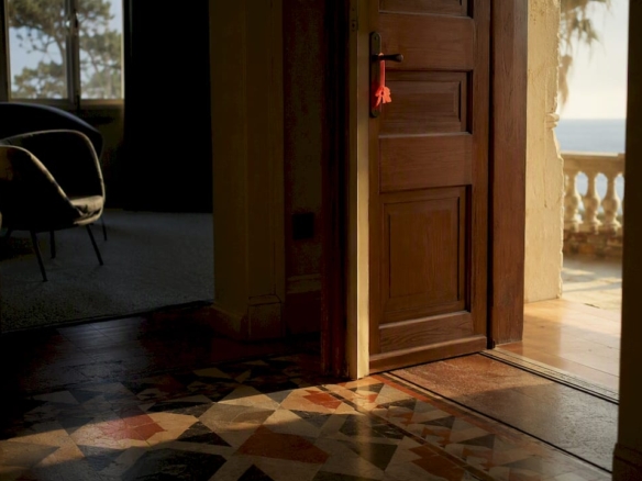 Detalle arquitectónico de una casa heredada