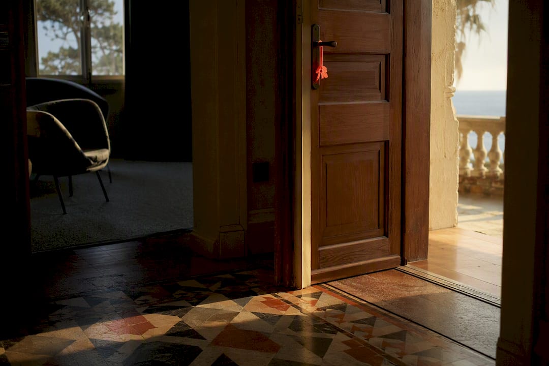 Detalle arquitectónico de una casa heredada