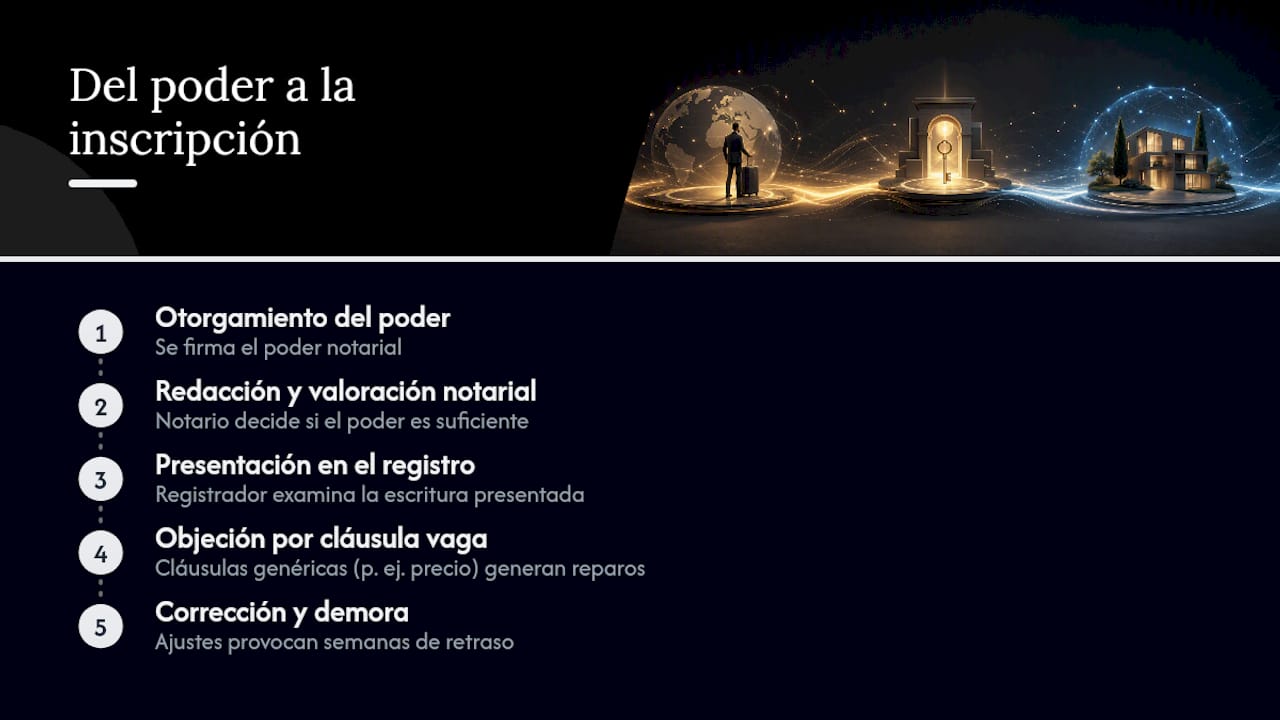 Proceso de revisión y objeciones registrales
