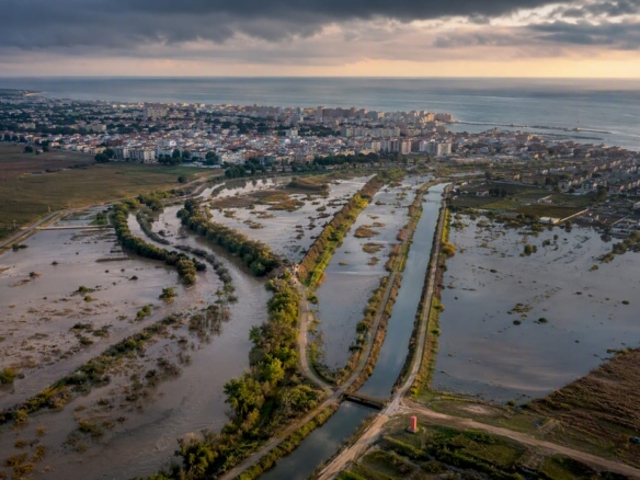 Kambrilso upelis ir miesto užliejamos teritorijos