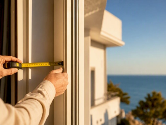 Medición de una casa en la costa