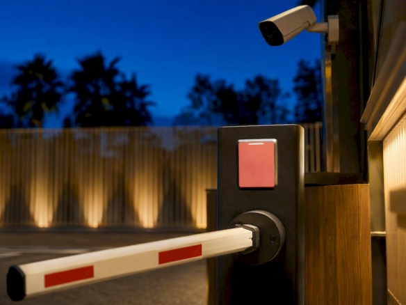Sistema de control de acceso y cámaras en urbanización privada