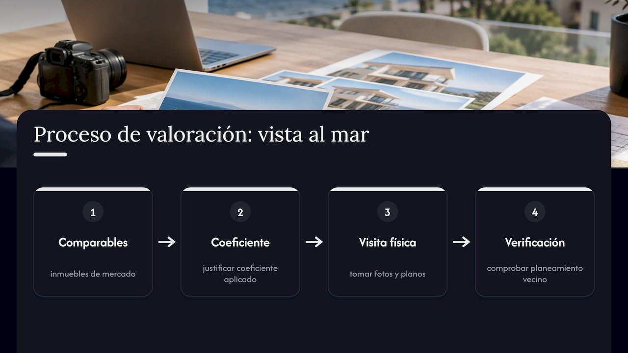 Proceso de evaluación de vistas al mar