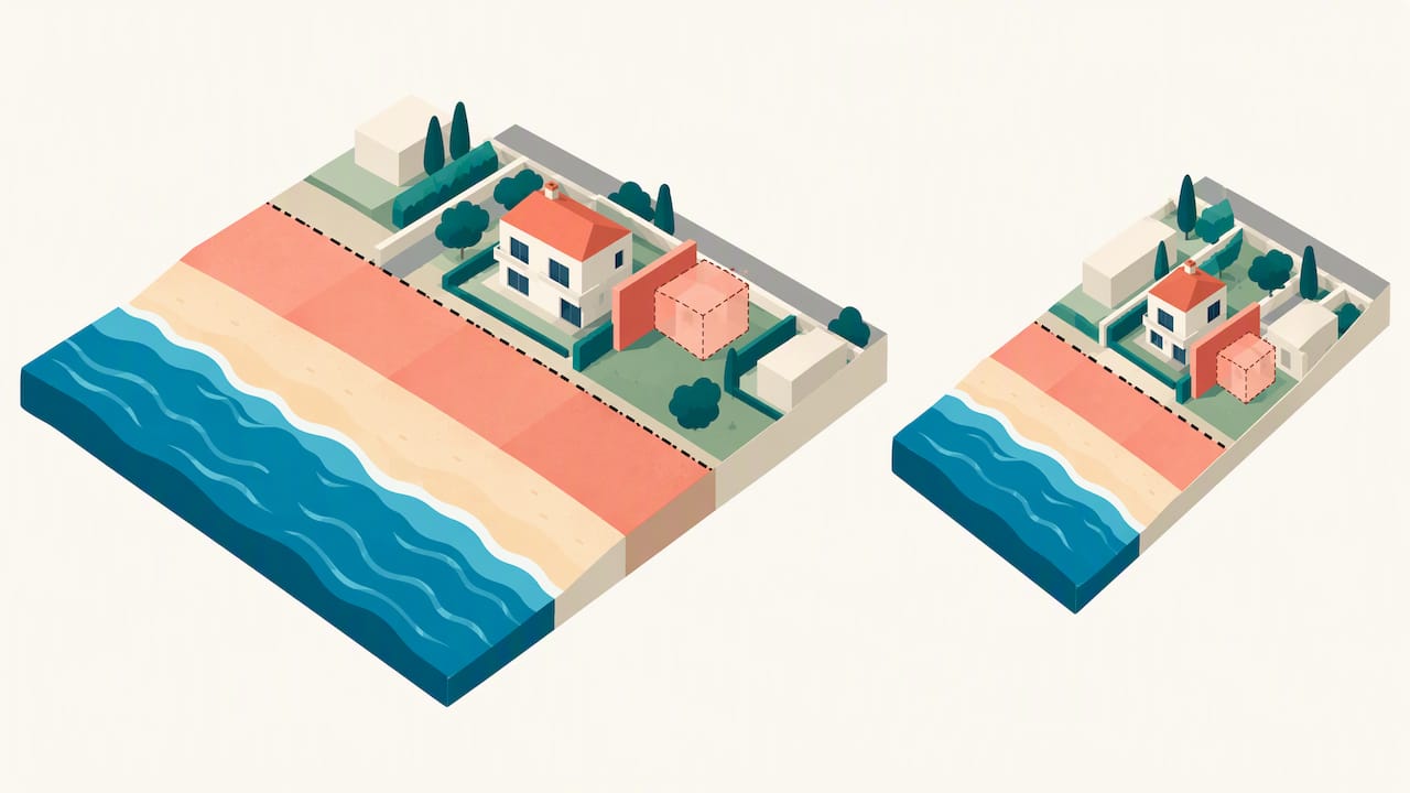 Vivienda y zonas de protección costera
