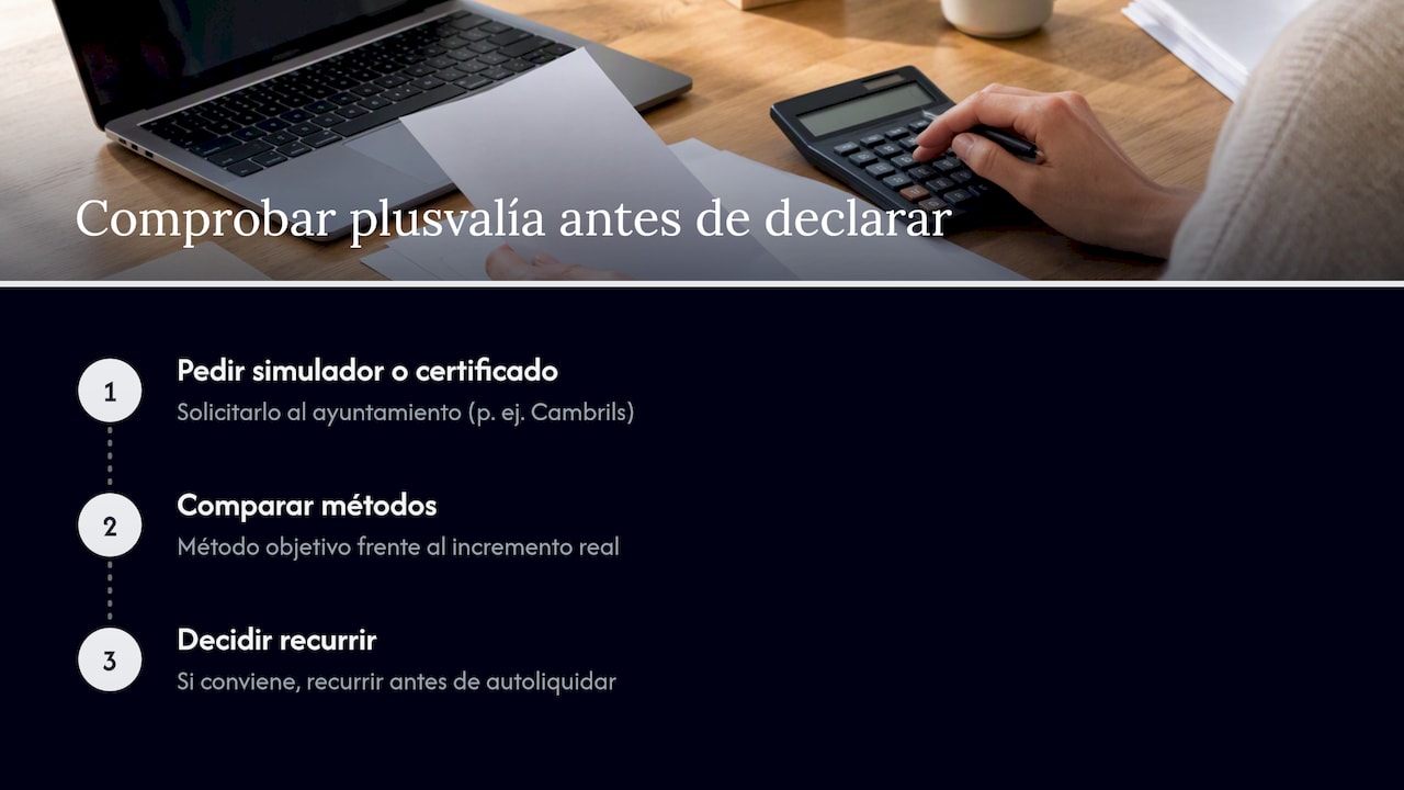 Proceso para comparar la plusvalía municipal